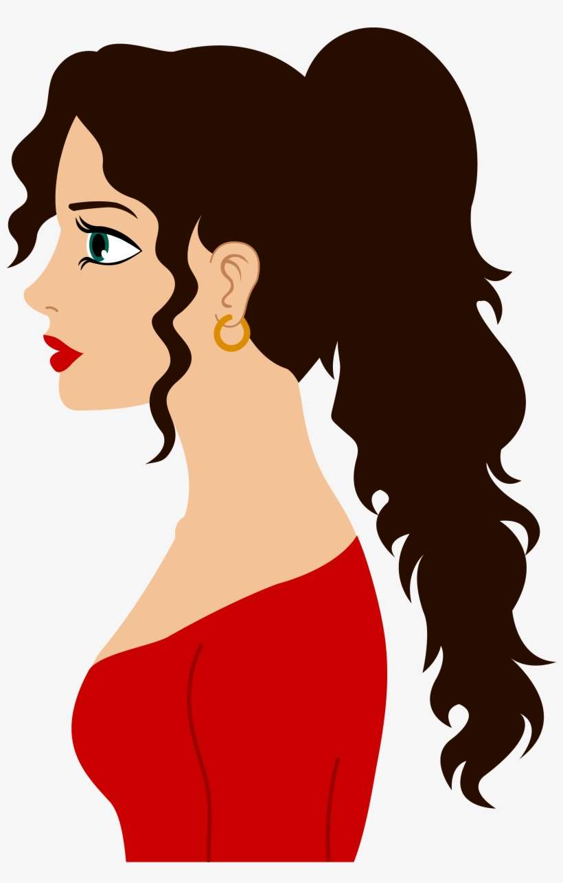 Download Hair Girl Cliparts - Blank Face Woman Clipart | Transparent ...