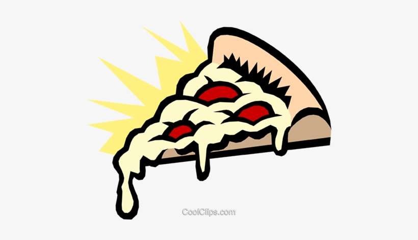 Pizza Slice Royalty Free Vector Clip Art Illustration - Pizza Clipart Transparent, transparent png download