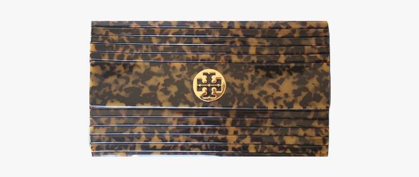 Tory Burch Tortoise Resin Clutch - Wallet, transparent png download