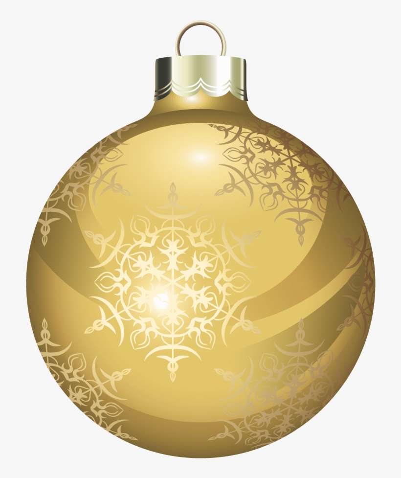 Png Red And Gold Christmas Clipart Red And Gold Christmas - Gold Christmas Balls Clipart, transparent png download