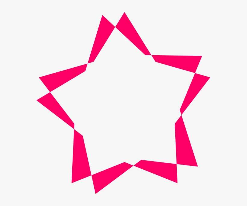 Amazingtlm Pink Star - Portable Network Graphics, transparent png download