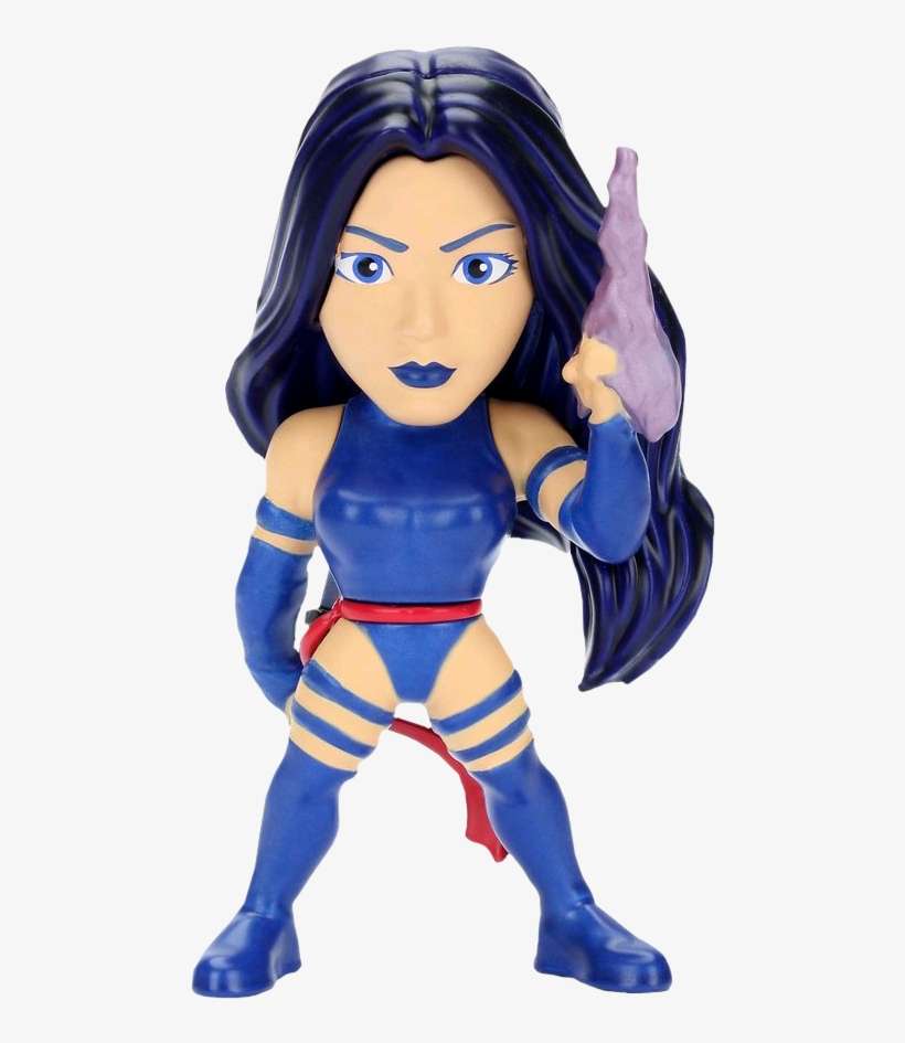 Psylocke 4" Metals Die Cast Action Figure By Jada Toys - X-men - Psylocke 4" Metals-jad98097, transparent png download