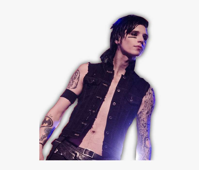 Jake Pitts, Veils, Black Viel Brides, Black Veil Brides - Andy Black Veil Bride Kiss, transparent png download