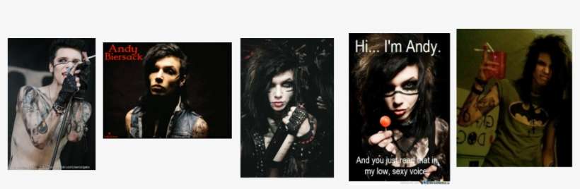 Andy Biersack As A Teenager Playing With His Puppy - Biography, transparent png download