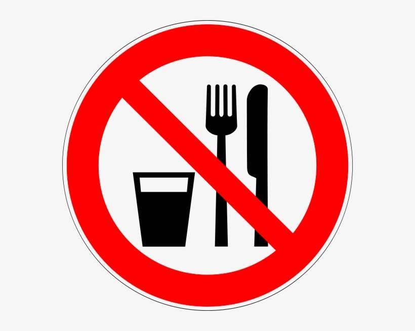 Finale Science Safety Lab Poster - Eating Or Drinking Sign, transparent png download