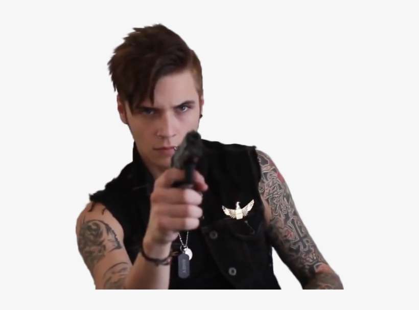 #andy Biersack #andybiersack #andyblack #andy Biersack - Andy Biersack Transparent, transparent png download