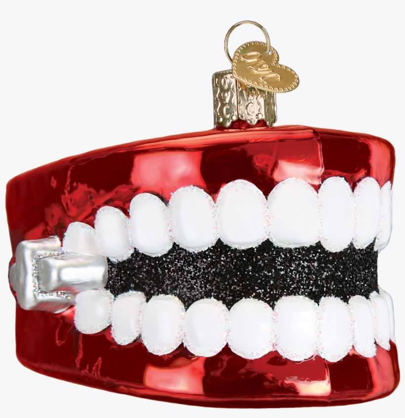 Wind Up Teeth Christmas Ornament - Tooth Christmas Ornaments, transparent png download