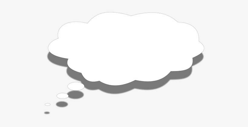 Speech Bubble Think Bubble Thinking Speech - Bong Bóng Suy Nghĩ, transparent png download