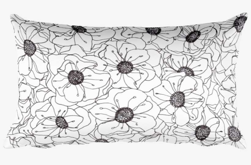 How To Draw A Flower Pattern In 8 Easy Steps - Drawing, transparent png download