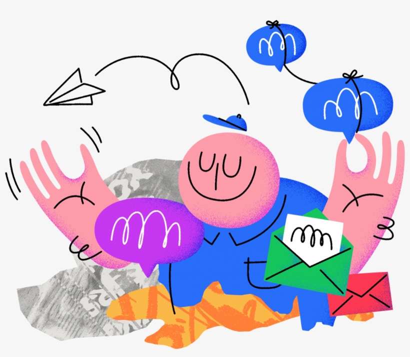 Or You Might See This Delightfully Ambiguous, Bun-rocking - Intercom Illustrations, transparent png download