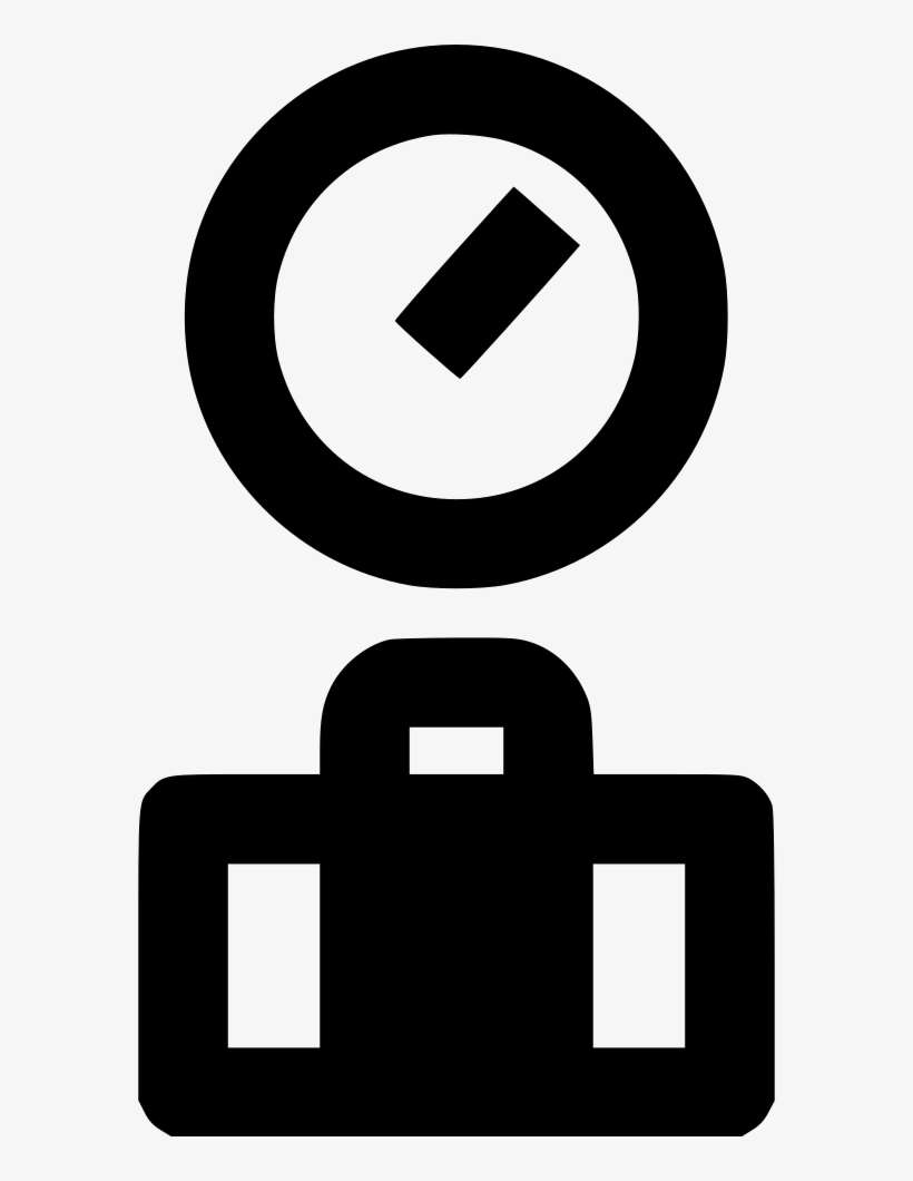 Luggage Weight Scale - Circle, transparent png download