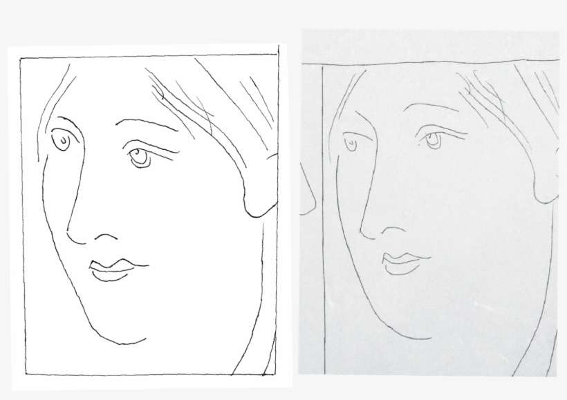 The Original Is On Right Yes, I Need More Practice - Sketch, transparent png download
