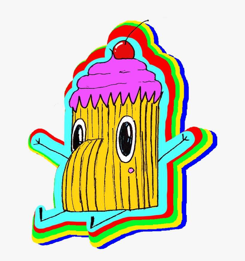 Joo Bun Neon1 Vag Turkey Cupcake - Cupcake, transparent png download