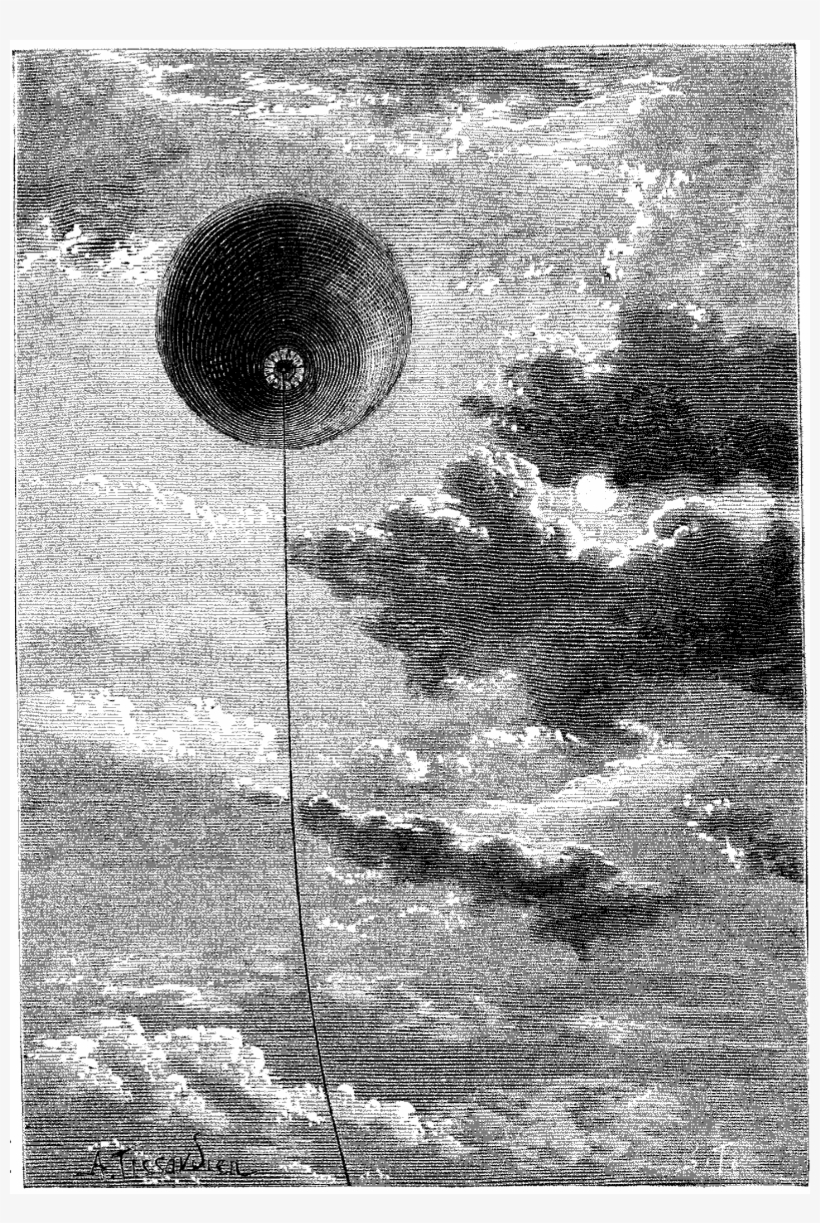 File - La Nature - 1878 - S2 - P385- Ballon Giffard, transparent png download