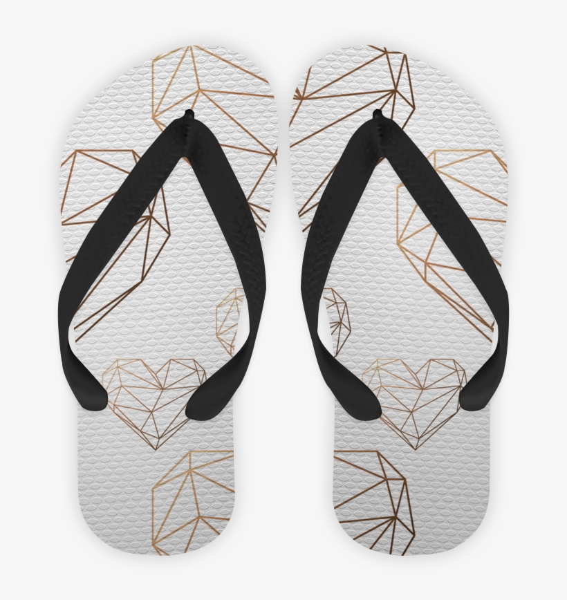 Chinelo Heart Line De Geandro Valcortena - Chinelo Dia Dos Namorados, transparent png download