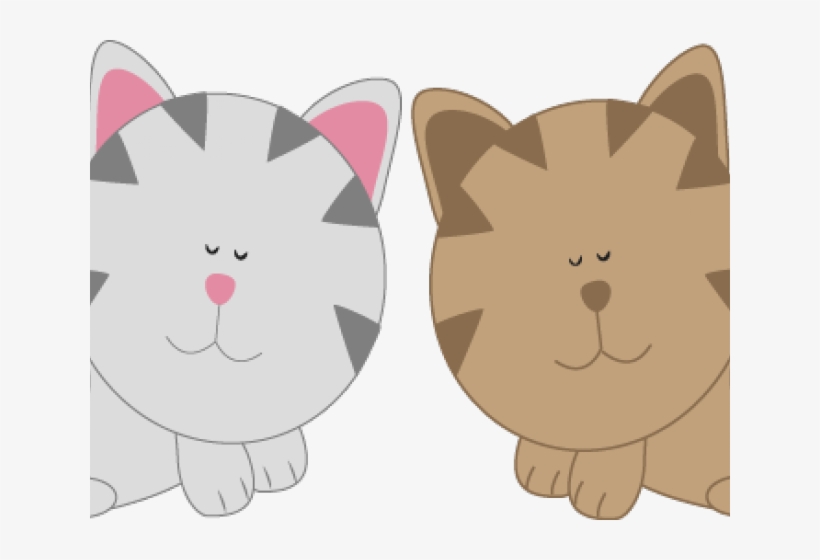 Two Kittens Clipart, transparent png download