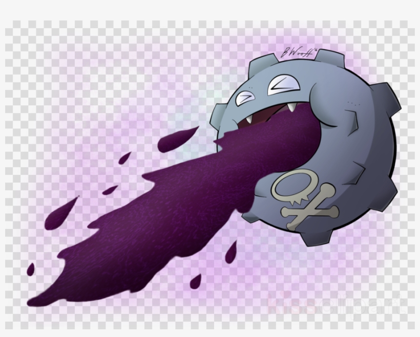 Koffing Clipart Koffing Weezing Drawing - Koffing, transparent png download