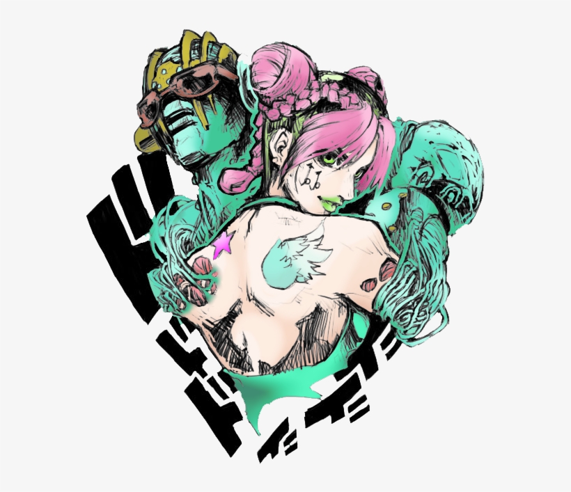 Stone Free [daughter To Jotaro Kujo, Jolyne Is The - Jolyne And Stone Free, transparent png download