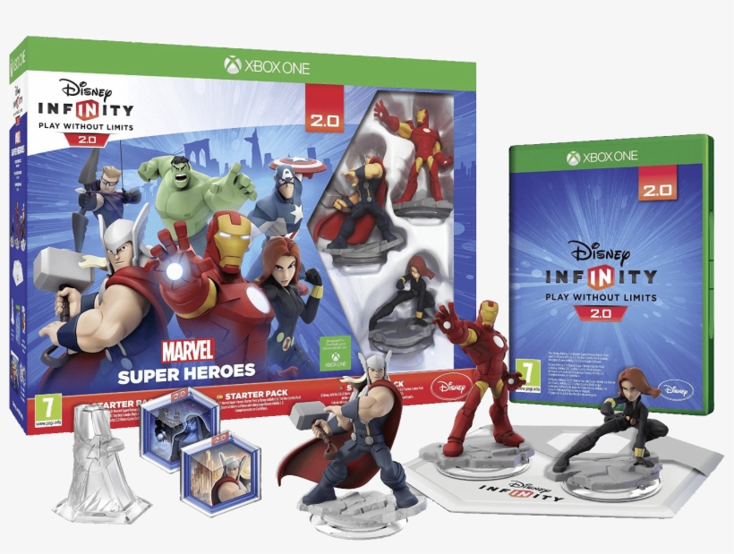 Disney Infinity - Disney Infinity 2 Marvel Starter Pack, transparent png download