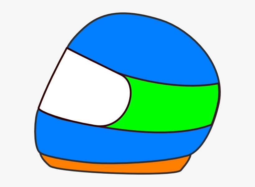 Race Car Driver Helmet Clipart, transparent png download