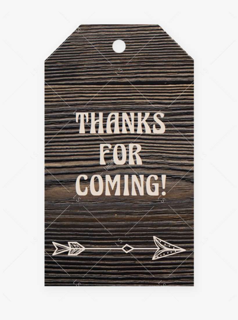 Printable Favor Tag With Dark Wood Background By Littlesizzle - Wood, transparent png download