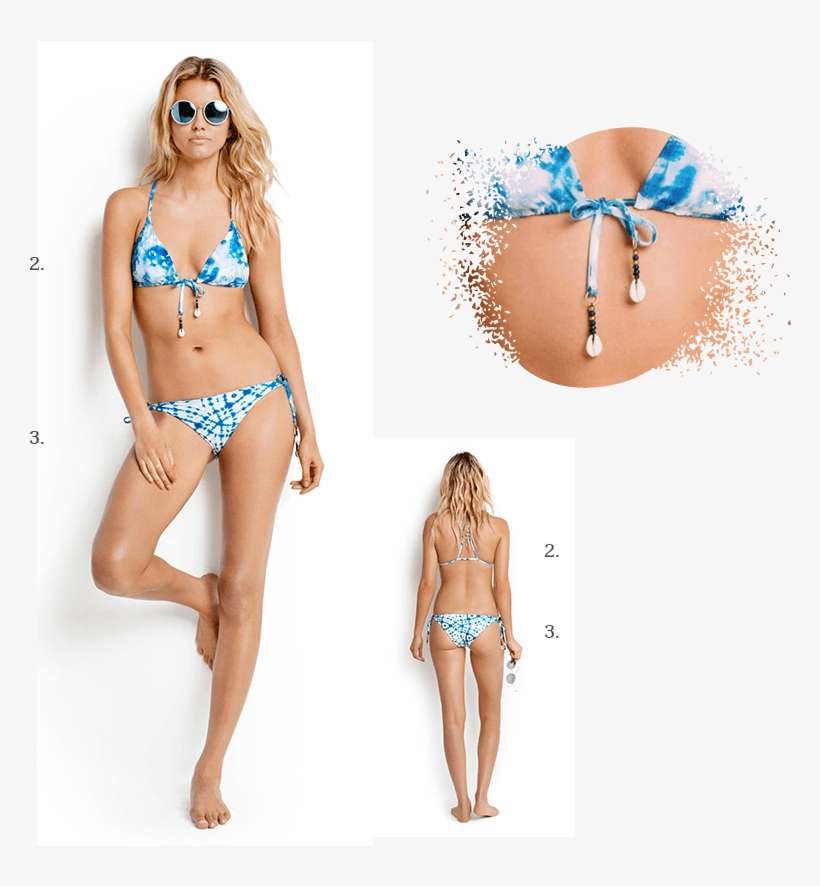 Reversible Triangle Bikini Top Seafolly - Seafolly Caribbean, transparent png download