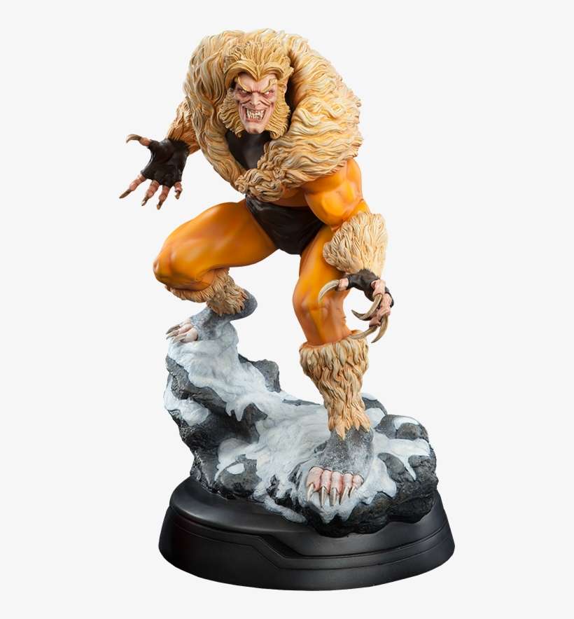 Sabretooth Premium Format Statue - Sabretooth Sideshow, transparent png download