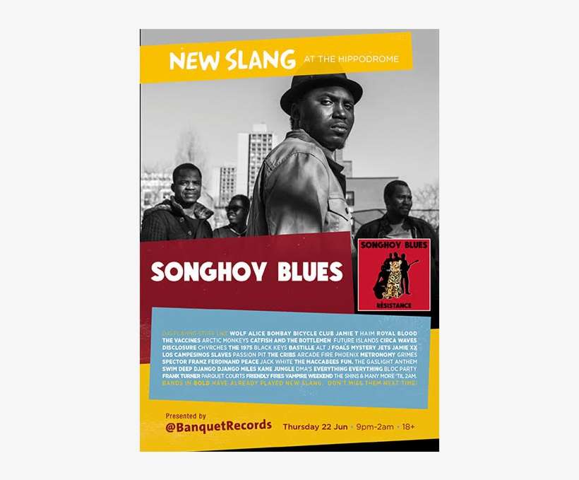Nsup220617 - Songhoy Blues - Resistance, La, transparent png download