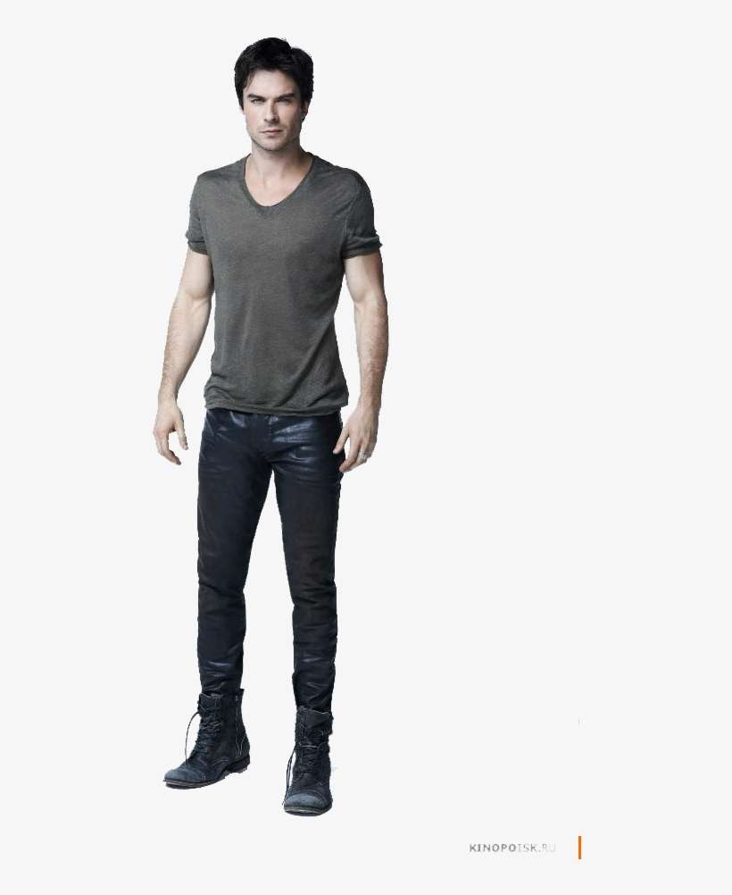 Vampire Dairies, Vampire Diaries Season 5, Vampire - Ian Somerhalder Leather Pants, transparent png download