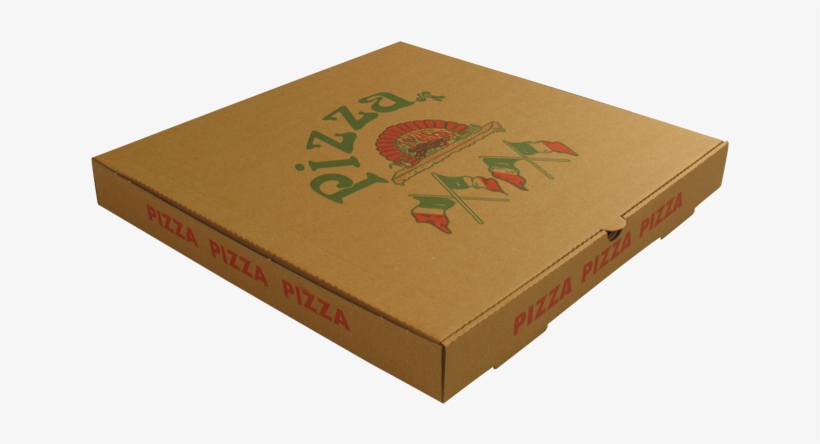 Pizza Box, Americano, Corrugated Cardboard, 38x38x4 - Pizzadoos Kopen Per Stuk, transparent png download