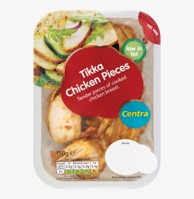 Centra Tikka Chicken Pieces 150g - Centra, transparent png download