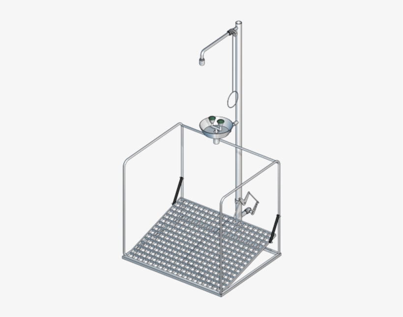 Premiumline Eye Shower / Safety Shower Station With - Shower Head, transparent png download