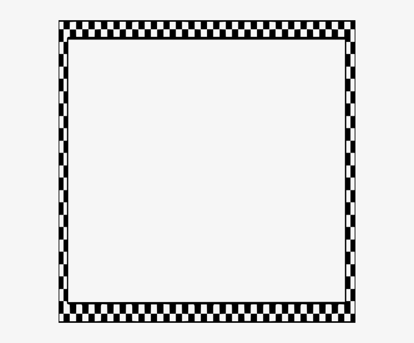 Black And White Checkered Border Png Clipart Clip Art - Sildenafil, transparent png download
