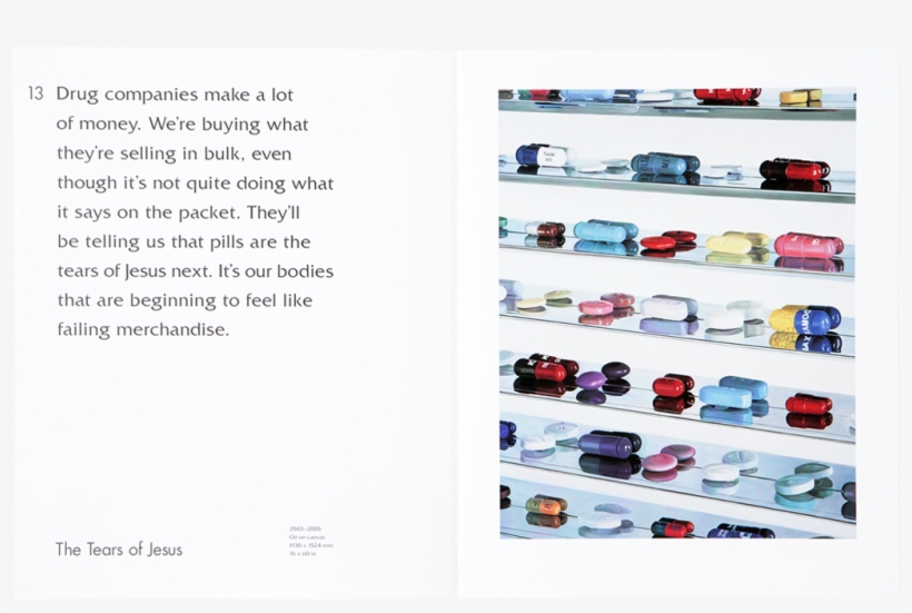 Damien Hirst The Elusive Truth Signed Book - Damien Hirst Pills Print, transparent png download
