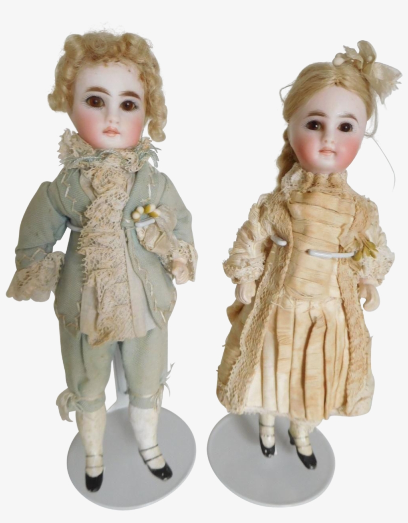 French Belton 8 Pair Bisque Closed Mouth Boy & Girl - Belton Cinema 8, transparent png download