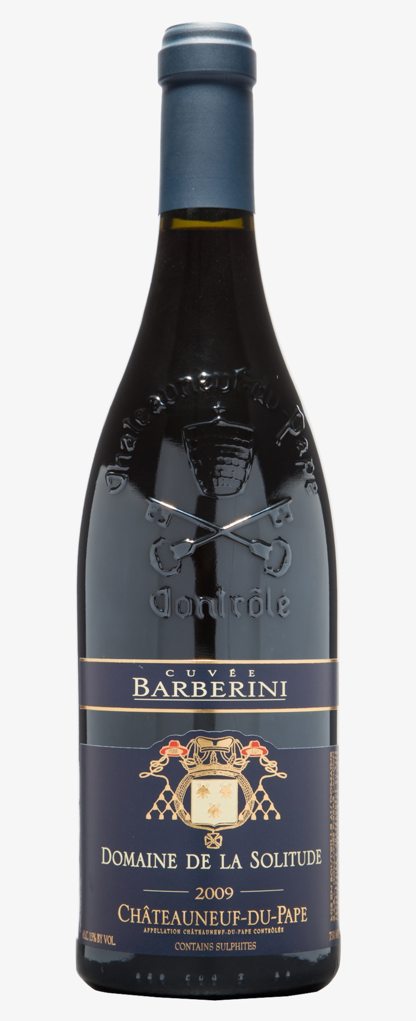 Domaine De La Solitu Chateauneuf Du Pape Cuvee Barberini - Domaine De La Solitude Châteauneuf Du Pape Cuvée Barberini, transparent png download