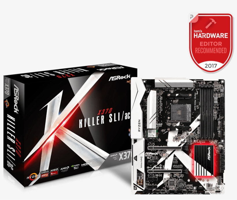 Asrock X370 Killer Sli Ac, transparent png download