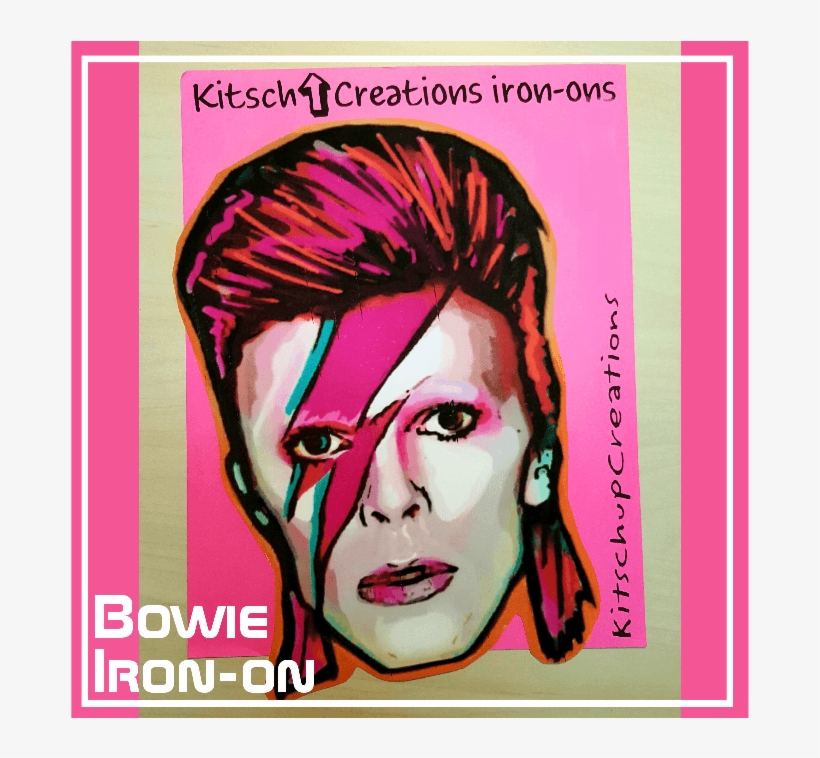 Bowie Iron-on - Poster, transparent png download