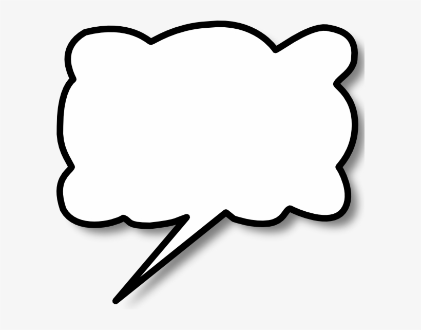 Callout Left Clip Art At Clker Com - Nuvem De Mensagem Png, transparent png download