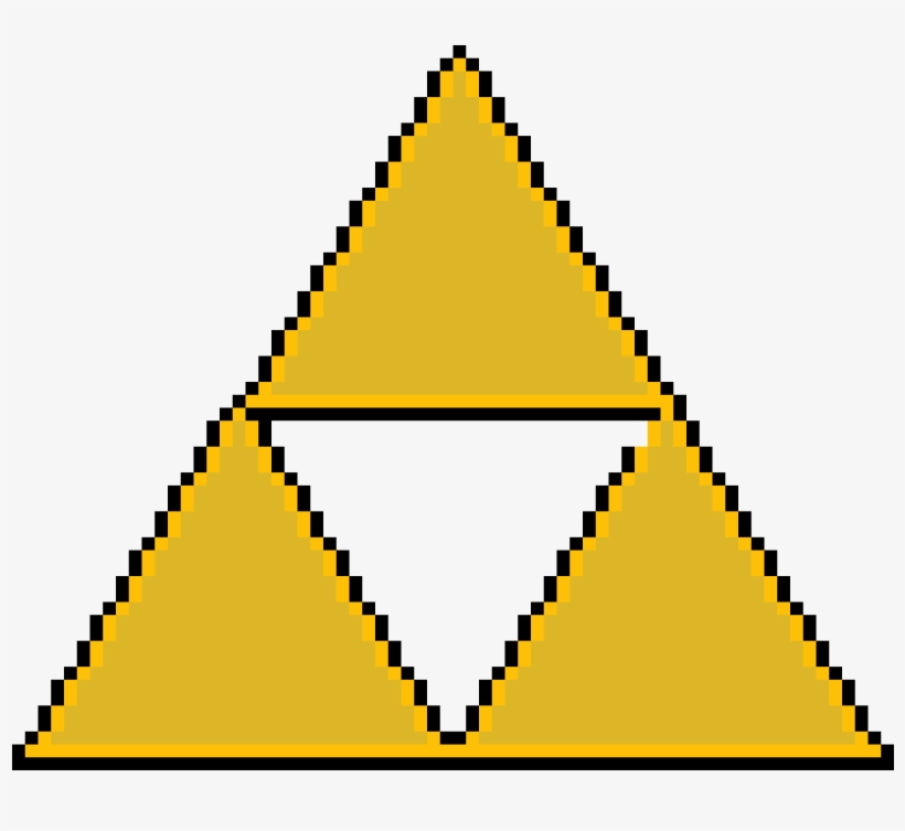 Triforce Drawing Yellow Svg Transparent Stock - Drawing, transparent png download