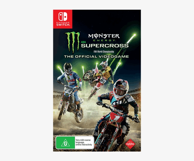1 Of - Monster Energy Supercross Ps4, transparent png download