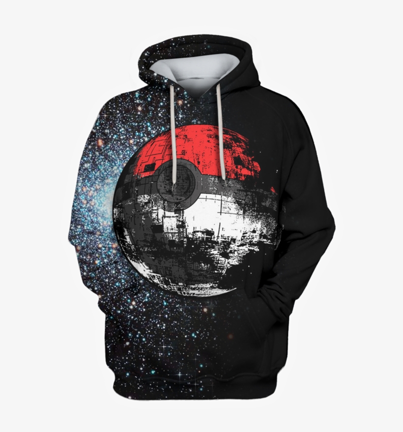 3d Pokeball Death Star Full Print T Shirt - Pokemon Pokeball Death Star Iphone 6 / 6s Case, transparent png download