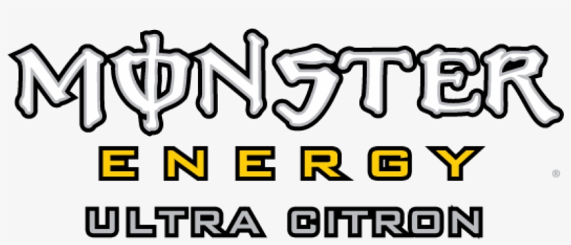 Monster Citron Is Not Named After A Funky Looking French - Monster Energy Logo Png, transparent png download