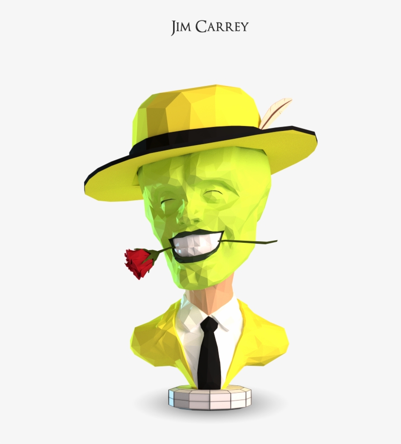 Low Poly Celebrities By Rahul Parihar, Via Behance, transparent png download