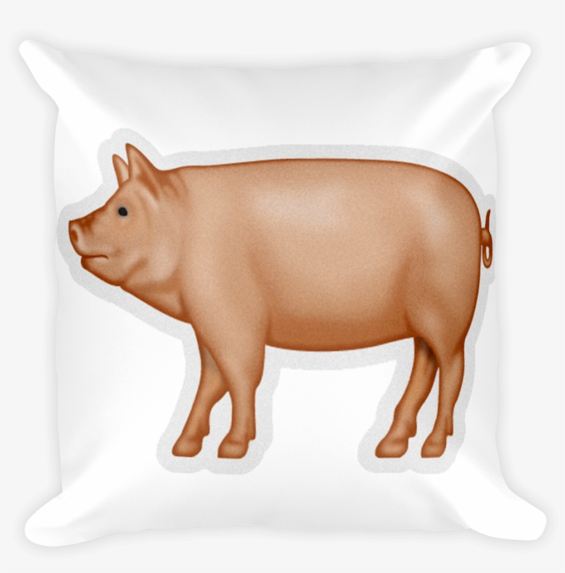 Emoji Pillow Pig Just Emoji Png Pig Emoji Pillow - Emoji, transparent png download