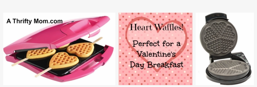 Heart Waffles - Babycakes Heart Shaped Waffle Maker, transparent png download