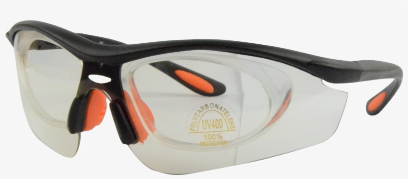 Al401 Black Clear Mens Glasses - Rx Sport Glasses, transparent png download