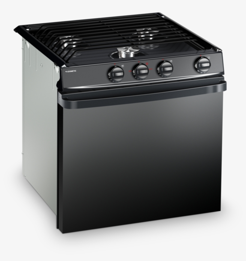 3 Burner Cooker 17" Black Door Range - Dometic, transparent png download