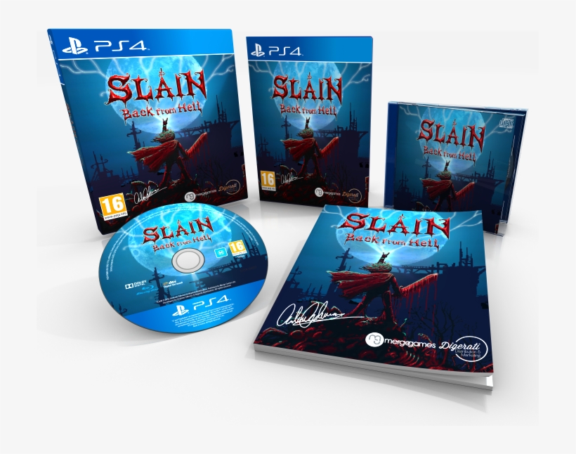 Slain Back From Hell Signature Edition - Ps4 Limited Physical Games, transparent png download