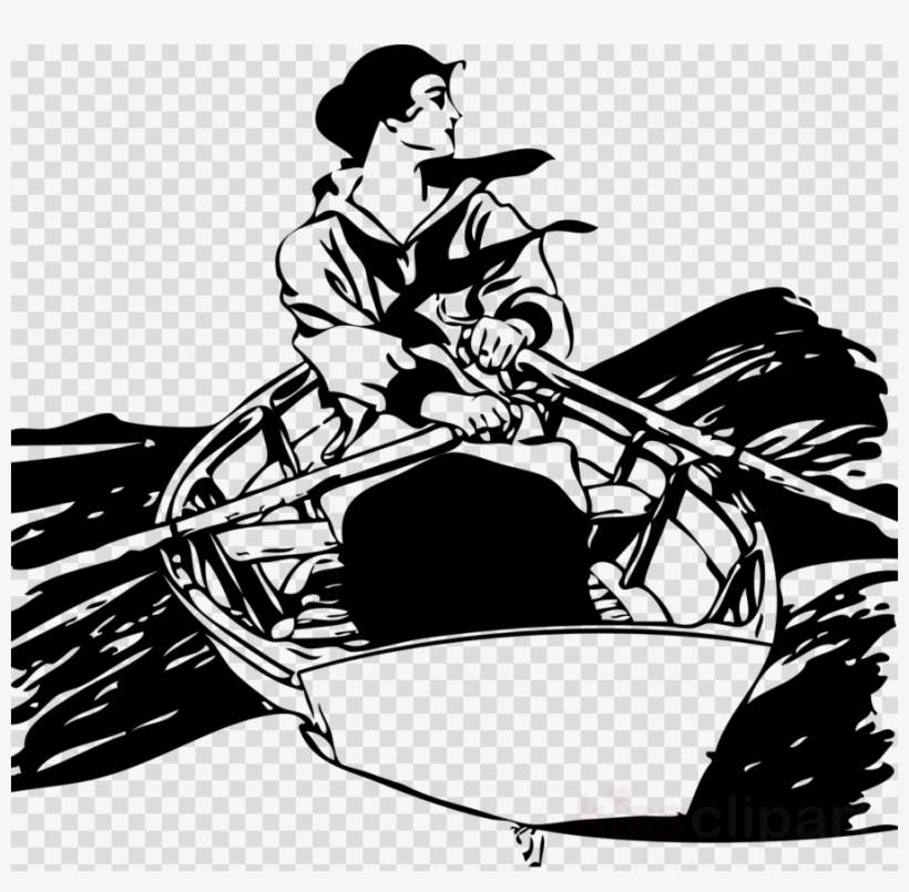 Rowing Shower Curtain Clipart Rowing Boat Clip Art - Poster Ww1, transparent png download
